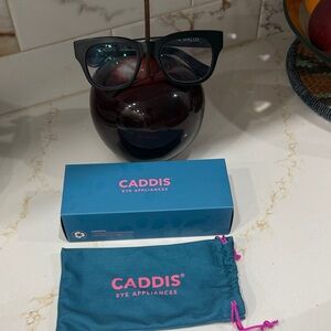 CADDIS Black Glasses with Case